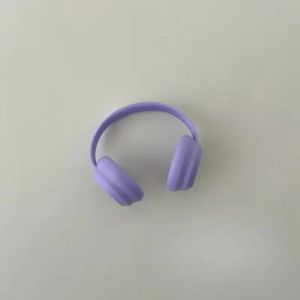 A4QUT Màu Macaron Tai nghe 17cm Trang phục quần áo 3D In ấn Tai nghe cho búp bê Quà tặng cho các cô gái Mô hình thu nhỏ Phụ kiện