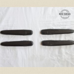 Cover Door Handle Calya Sigra 2016 - 2022 Pegangan Pintu Mobil Calya Sigra 2016 - 2022 Carbon Glossy