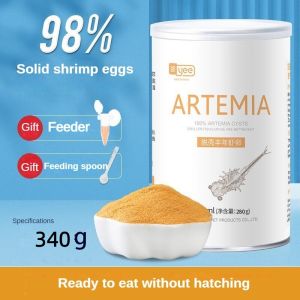 YEE Instant Brine Shrimp Egg Artemia Shelling Eggs Aquarium Baby Fish Food
