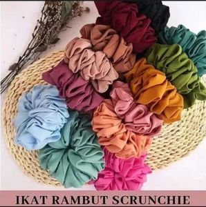 Scrunchie Ikat Rambut Random Murah/ COD/ BAYAR DI TEMPAT