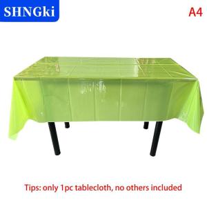 [COD] 🔥🔥🔥SHNGki Napkin bàn huỳnh quang 54x108 inch phát sáng trong bóng tối khăn trải bàn neon đồ trang trí tiệc dễ vệ sinh.
