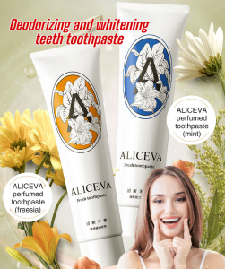 Perfume toothpaste protects gums removes bad breath and whitens teeth and protects your gums with fragrance.
