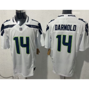 NFL Seahawks Third Generation Classic American Football Jersey Short Sleeve Top Embroidered In Stock