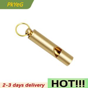 PkYeG Brass Whistle High Decibel Portable Outdoor Whistle Hiking Camping Life-Saving Whistle Referee Training Whistles Outdoor Gadgets