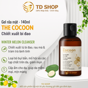 Gel bí đao rửa mặt thuần chay lành tính COCOON 140ml 310ml - TD Shop