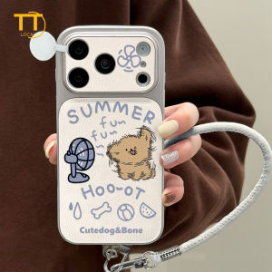 Tri-Town Luxury Lychee Leather Case For iPhone 17 16 15 11 12 13 14 Pro Max Hard Back Cover Skin Feel Casing with Phone Strap #EV44