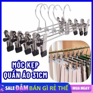 Móc Treo Đồ Quần Áo Người Lớn Bằng Inox Bọc Nhựa Chống Trượt - Móc Phơi Đồ  Móc Inox Đồ Bền Cao
