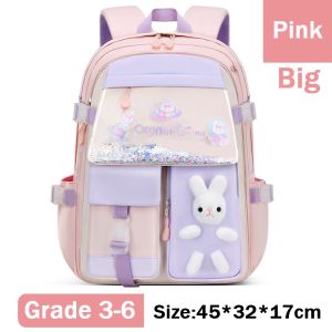 GD Christmas 2026 Quicksand Style Cute School Bag kid Boys Girls Waterproof Primary School Backpack