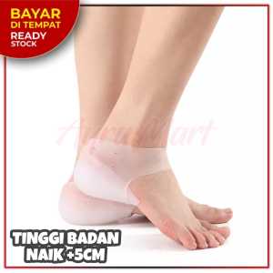 ✅ SATU PASANG ✅ Silikon kaki peninggi badan Alas kaki sepatu peninggi pria wanita Peninggi tumit kaki Alat peninggi badan tercepat Insole sepatu wanita empuk tebal Insole sepatu wanita kebesaran Alat olahraga peninggi badan tercepat 1 Pasang Insole Bening