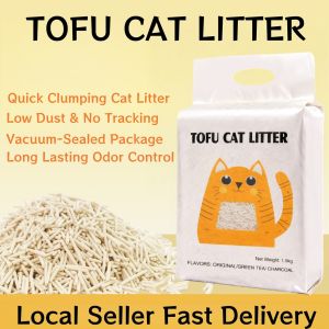 [Bundle of 8]Tofu Cat Litter 1.9KG/6L Clumping Natural Raw Materials Flushable Ultra Absorbent