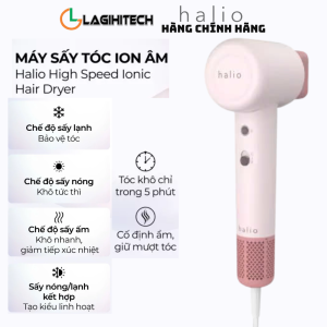 Máy Sấy Tóc Halio High Speed Ionic Hair Dryer - Hàng Chính Hãng