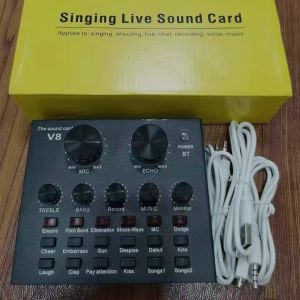 soundcard v8 v8s mixer audio usb external vivano sound card bluetooth