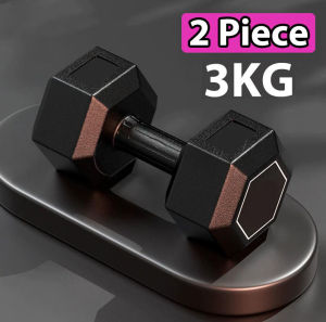 【Local Stock】6KG/10kg15KG Set of Hexagon Premium Dumbbells for Sport Gym Fitness Exercise Weight Training Equipment