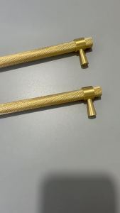 Modern Soild Brass Cabinet Door Pull Drawer Shoe Cabinet Handle Factory Wholesale Black Gold Minimalist Drawer Handle