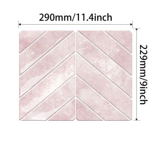 MUNCHX 1PC Chống nước Tấm chắn bếp dán và bóc Dán dính tự động 114" x 9" Dán gạch Bền bỉ Chống dầu Giấy dán tường cho bếp và phòng tắm