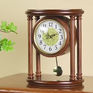 xpkQ Retro Table Clock Wooden Desk Watch Decorative Luxury Desktop Pendulum Clocks Aesthetic Silent Tabletop Watches Table Decoration Z5Q1T