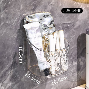 Bathroom Storage Rack Water Ripple Bathroom Wall-Mounted Toilet Washstand Cosmetics Storage Rack