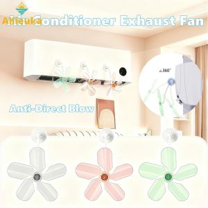 Allieuka 3PCS Anti-Direct Blow Air Vent Deflector Suction Cup Wind Shield Fan for Air Conditioner Exhaust Fan
