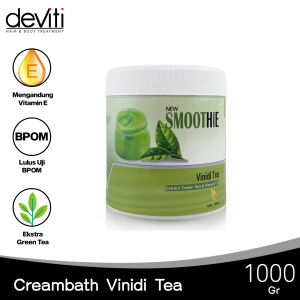 Deviti Shampo Perawatan Smoothie Creambath 1000 GR Perawatan Rambut Rontok Hair Care Extra Aloevera DEV-SMOOTHIE