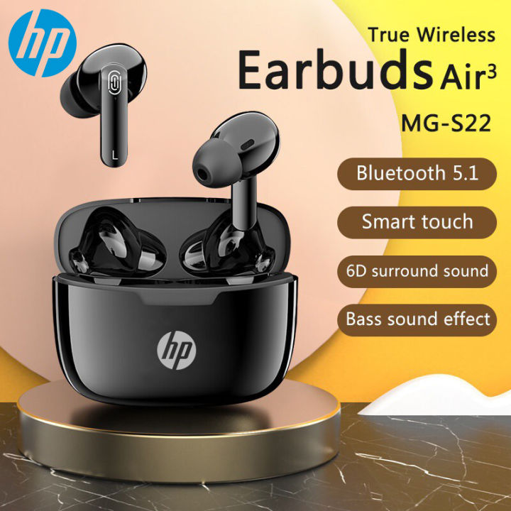 Limit Free Shipping Original HP Bluetooth Headset Wireless Earphones Redmi Earbuds TWS Stereo Sport Headphones Waterproof Touch Control With Mic Lazada Singapore
