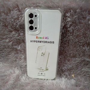 SoftCase Casing OPPO RENO 4 4G Silikon Case Selikon Clear Bening Transparan TPU + Camera