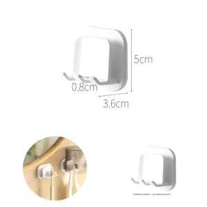 Gantungan Sikat Gigi Tempel Di Dinding / Holder Sikat Gigi Multifungsi