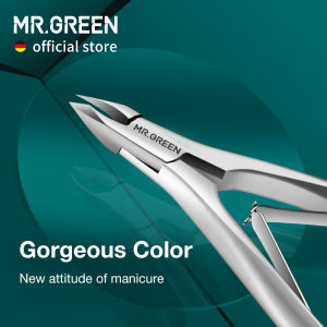 MR.GREEN Gorgeous Colorful Cuticle Nippers Cuticle Clippers Nail Manicure Scissor Trimmer Dead Skin Remover Stainless Stee Tool