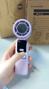 Quạt làm mát không khí tăng áp mini quạt sạc lại quạt cầm tay di động công nghệ làm mát nhanh