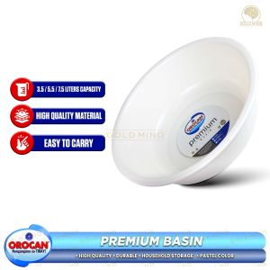 Orocan Premium Basin PLANGGANA (BlueGreenWhite) 28 cm33cm