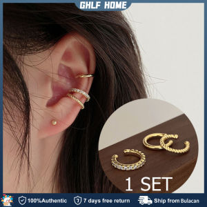 Simple Round Wrap Earrings 925 Silver Cartilage Ear Clip No Pierce Cartilage Earrings Ear Cuff
