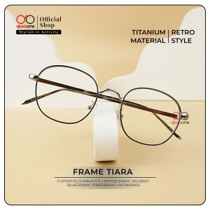 DJAVA OPTIK - Frame Tiara - Kacamata Korea Bulat Retro Khusus Minus -425 s/d -600