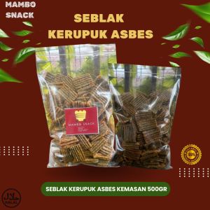 Seblak Kerupuk Asbes 500gram Pedas Daun Jeruk - Cemilan Bikin Nagih
