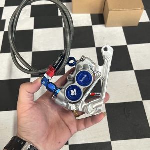 ⭐⭐ ปั้มฟอมูร่า+ขาจับปั้ม+สายSwitเเท้ เนื้องานยิงทราย 4ลูกสูบ ฟรีน็อตเลสจับปั้ม 2ตัว