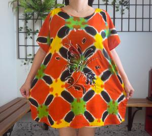 MUAT 80-100KG!! BAJU BLUS BALI SUPER JUMBO RAYON PREMIUM FIT TO 4XL NR/K REAL PICT