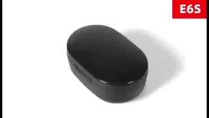 (HD1)E6S TWS Bluetooth 5.0 Earbuds Ultra-Compact Wireless Portable Charging Case Lightweight