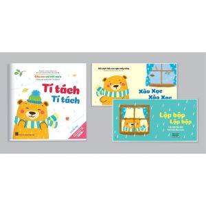 Sách Ehon Cho Bé Từ 0-6 Tuổi - Song Ngữ Việt Anh - Bộ Sách Nuôi Dưỡng Tâm Hồn Bé - Tí Tách Tí Tách