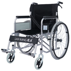 Tuokang Manual Wheelchair Steel Lightweight Folding Elderly Wheelchair Elderly Scooter