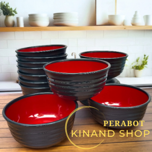 mangkuk ramen bakso 6 inch model ulir tebal dop plastik ramen terlaris