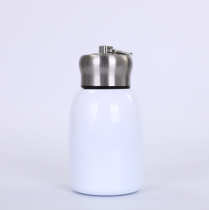 Mug Gelas baja tahan karat Botol Minum Thermos 300ml Mini Tahan Panas dan Dingin