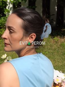 EVITA PERONI | "The Faroe Islands" Series Charlotte Large Shark Clip | High Quality | Klip Rahang | Hair Accessories