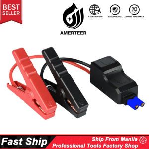 Clip Wire Cable For Car Jump Starter With EC5 Plug Connector Emergency Lead Cable Battery Alligator