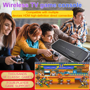 เครื่องเล่นเกมทีวีไร้สาย มินิ ประสบการณ์การเล่นเกมที่ดีขึ้น อุปกรณ์สําหรับเล่นเกม เครื่องจําลองห้าเครื่อง