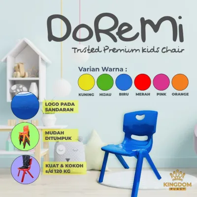 Kingdom Official Indonesia - Kurs Anak / Kursi Belajar Anak / Kursi Makan Anak Baby Chair - Doremi