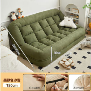 Foldable Sofa Bed Lazy Sofa Single Double Dual Use Human Dog Nest Balcony Bedroom Integrated Fabric Sofa Bed