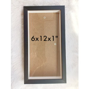 100% GLASS Shadow Frames Wooden Display 3D DIY Flower Frame for Wedding Bouquet Flower Preservation Wedding Essentials Wedding Keepsake Shadow Box Frame 6x12 Inches