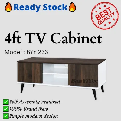 READY STOCK / TV Cabinet / 4FT TABLE - BYY 233