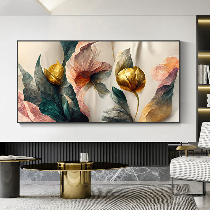 HD Print Vivid Color Flowers Canvas Painting Modern Home Decor Living ...