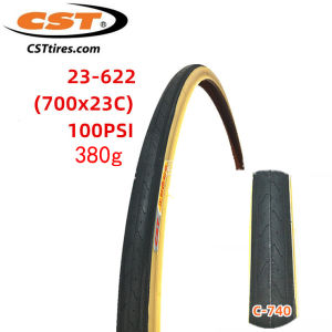 【COD】CST Road Bike Tire 700x23C Ultra Light Tire Dead Flying Tire Bicycle Accessories Red Color 23-622
