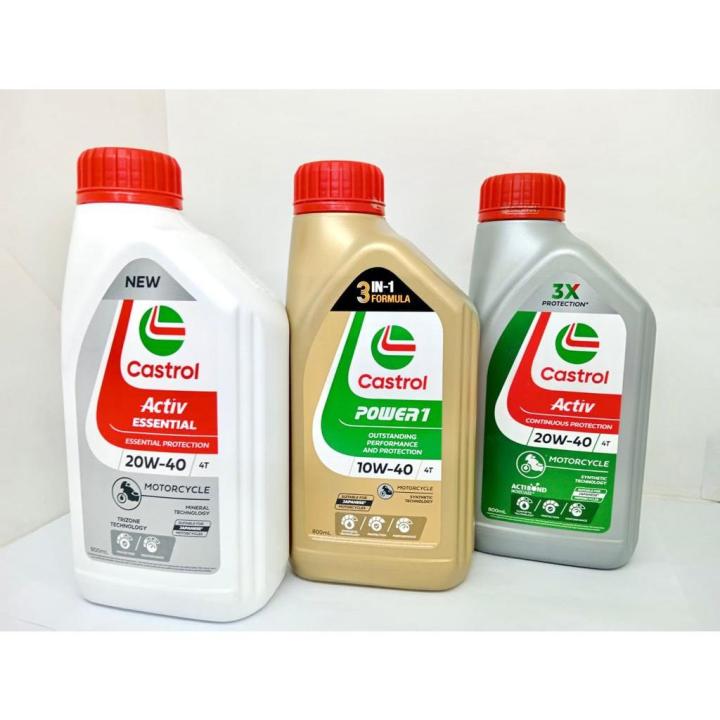 Castrol Oli Motor Non Matic Oil 4T Varian isi 800ML (Dijamin Asli ...