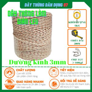 Dây thừng 3ly dây làm giàn dưa lưới - dây buộc cà chua - dây chằng chuối - dây chằng thanh long - dây buộc cam bưởi